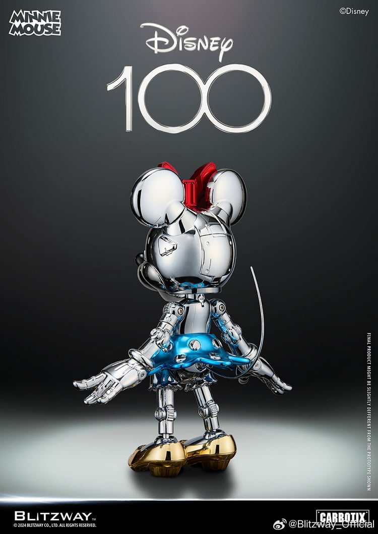 Blitzway x Carbotix 5PRO Studio Disney D100 Minnie Mouse and Set Chrome Limited Edition