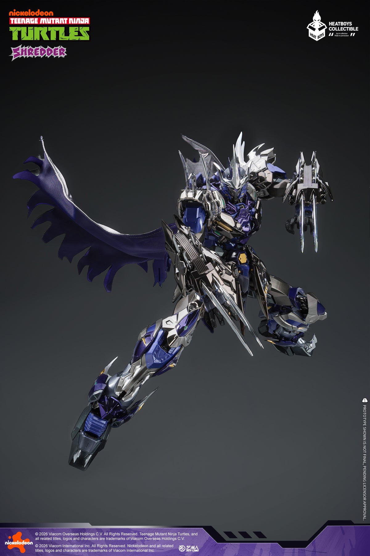 MechaHeat HB0119 Shredder (Metallic Version) "Teenage Mutant Ninja Turtles" | HeatBoys