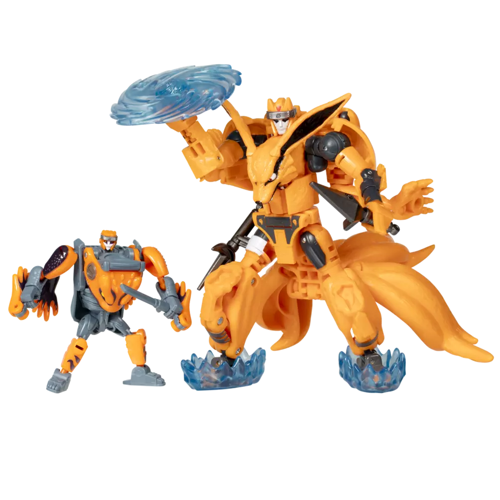 Pre Order Transformers Collaborative Naruto Shippuden x Transformers Kurama and Gamakichi