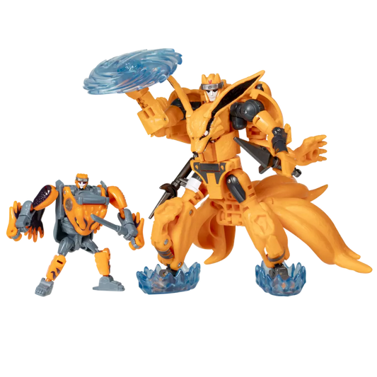 Pre Order Transformers Collaborative Naruto Shippuden x Transformers Kurama and Gamakichi