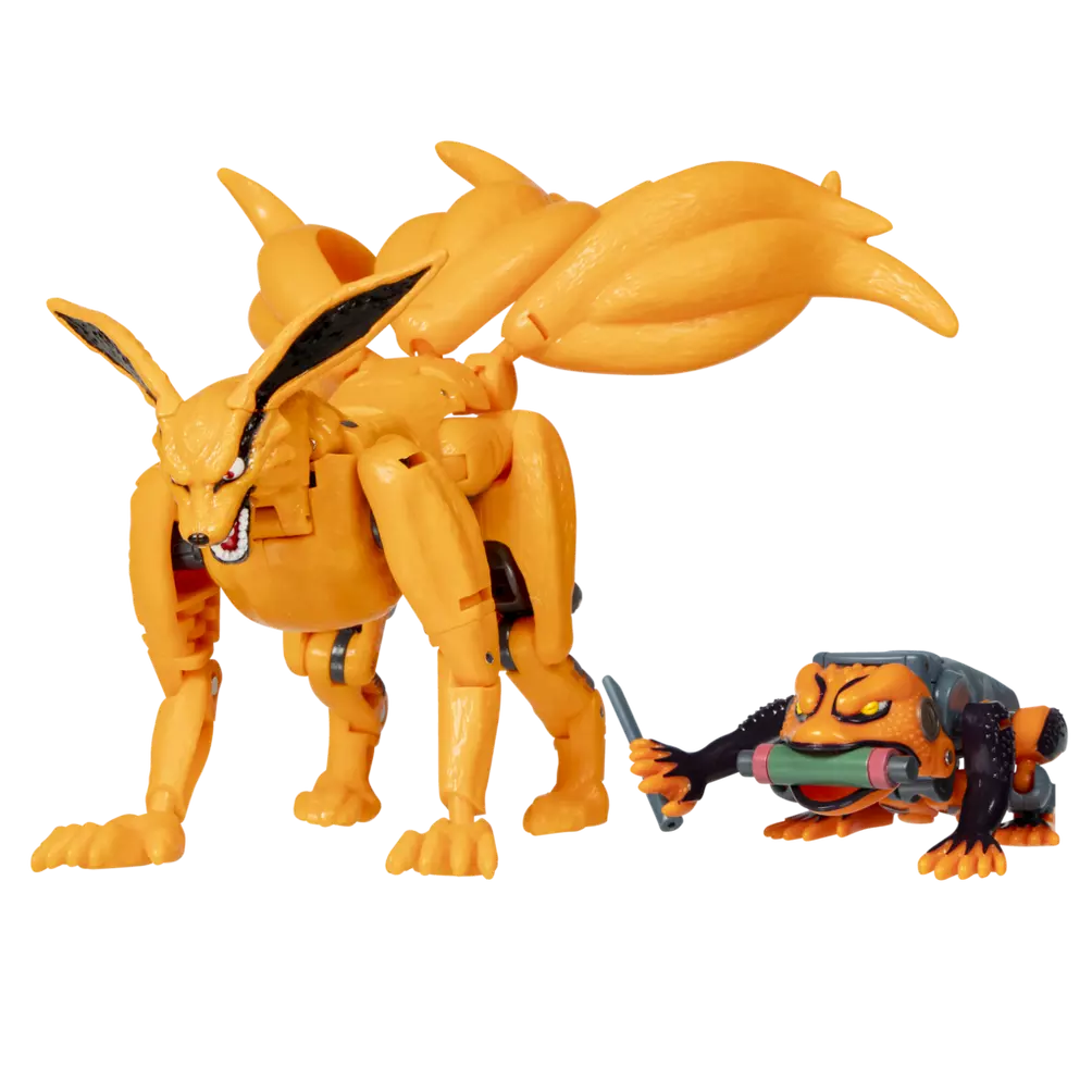 Pre Order Transformers Collaborative Naruto Shippuden x Transformers Kurama and Gamakichi