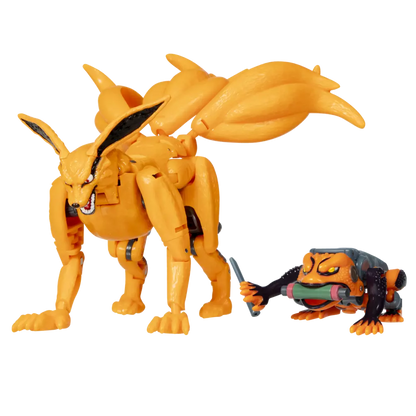 Pre Order Transformers Collaborative Naruto Shippuden x Transformers Kurama and Gamakichi