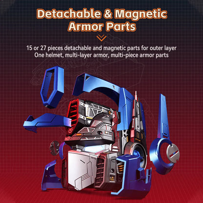 Transformers G1 Optimus Prime Wearable Helmet w/ Detachable Armor Parts（Deluxe Version）