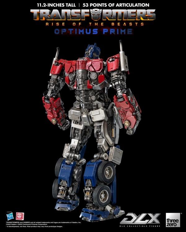  Rise of the Beasts Optimus Prime DLX back view