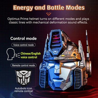 Transformers G1 Optimus Prime Wearable Helmet w/ Detachable Armor Parts（Deluxe Version）