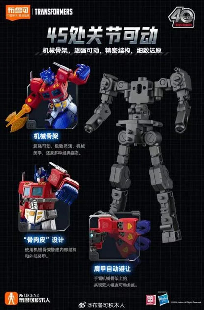 Transformers Action Edition 01 Optimus Prime (G1) Blokees Model Kit