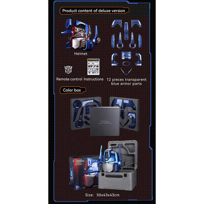 Transformers G1 Optimus Prime Wearable Helmet w/ Detachable Armor Parts（Deluxe Version）