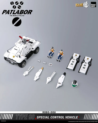 ROBO-DOU Mobile Police Patlabor Type 98 Special Control Vehicle "Patlabor" | Threezero