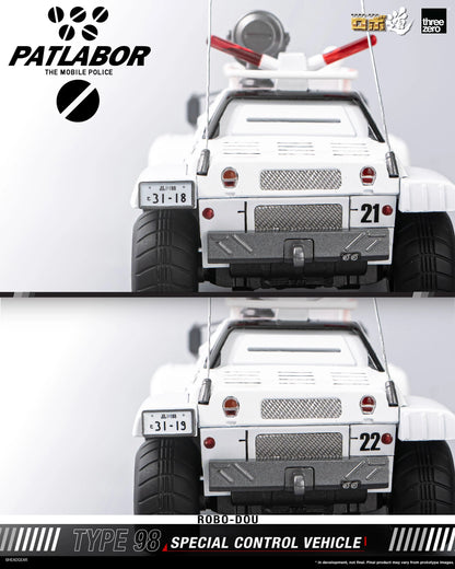 ROBO-DOU Mobile Police Patlabor Type 98 Special Control Vehicle "Patlabor" | Threezero