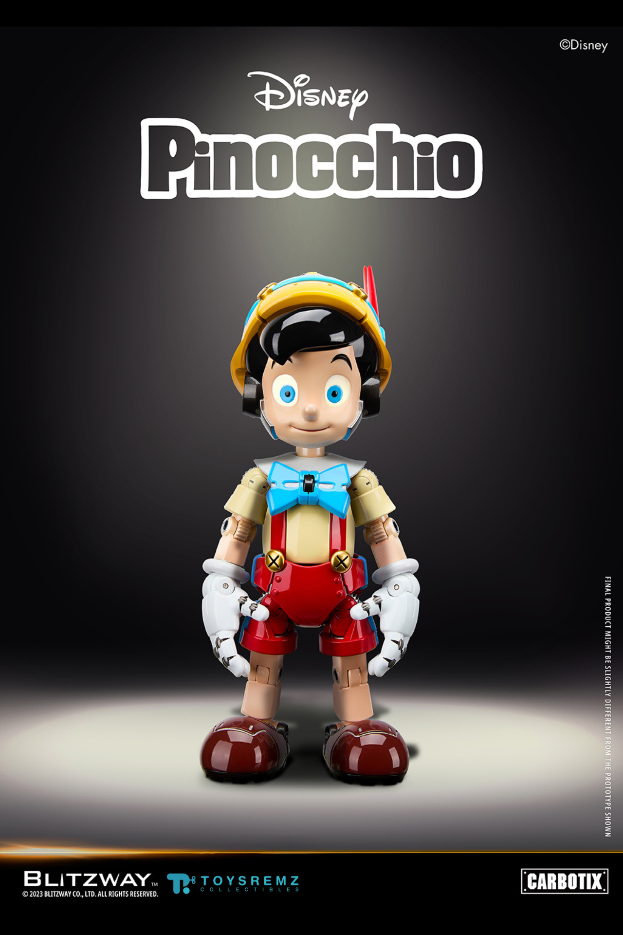 Disney Carbotix Pinocchio - Collectible Figure by Blitzway