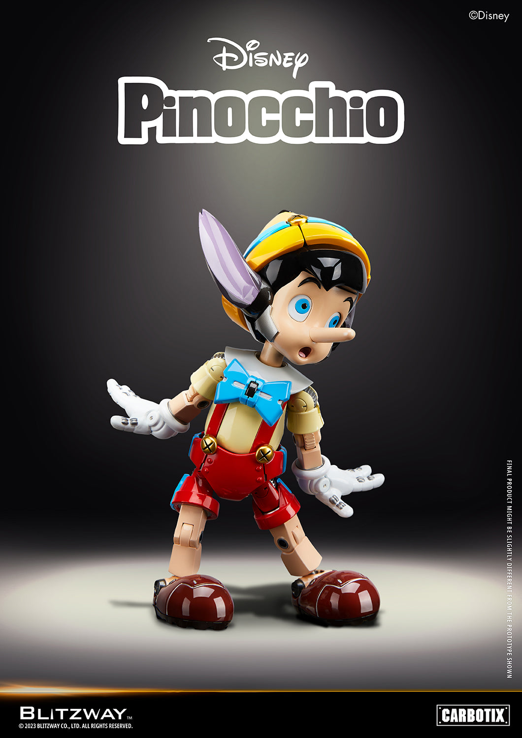 Disney Carbotix Pinocchio - Collectible Figure by Blitzway