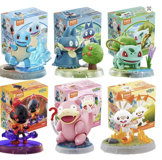 Blokees Pokemon Classic Version S Vol. 2: Opening New Encounters – 6‑Figure Box Set