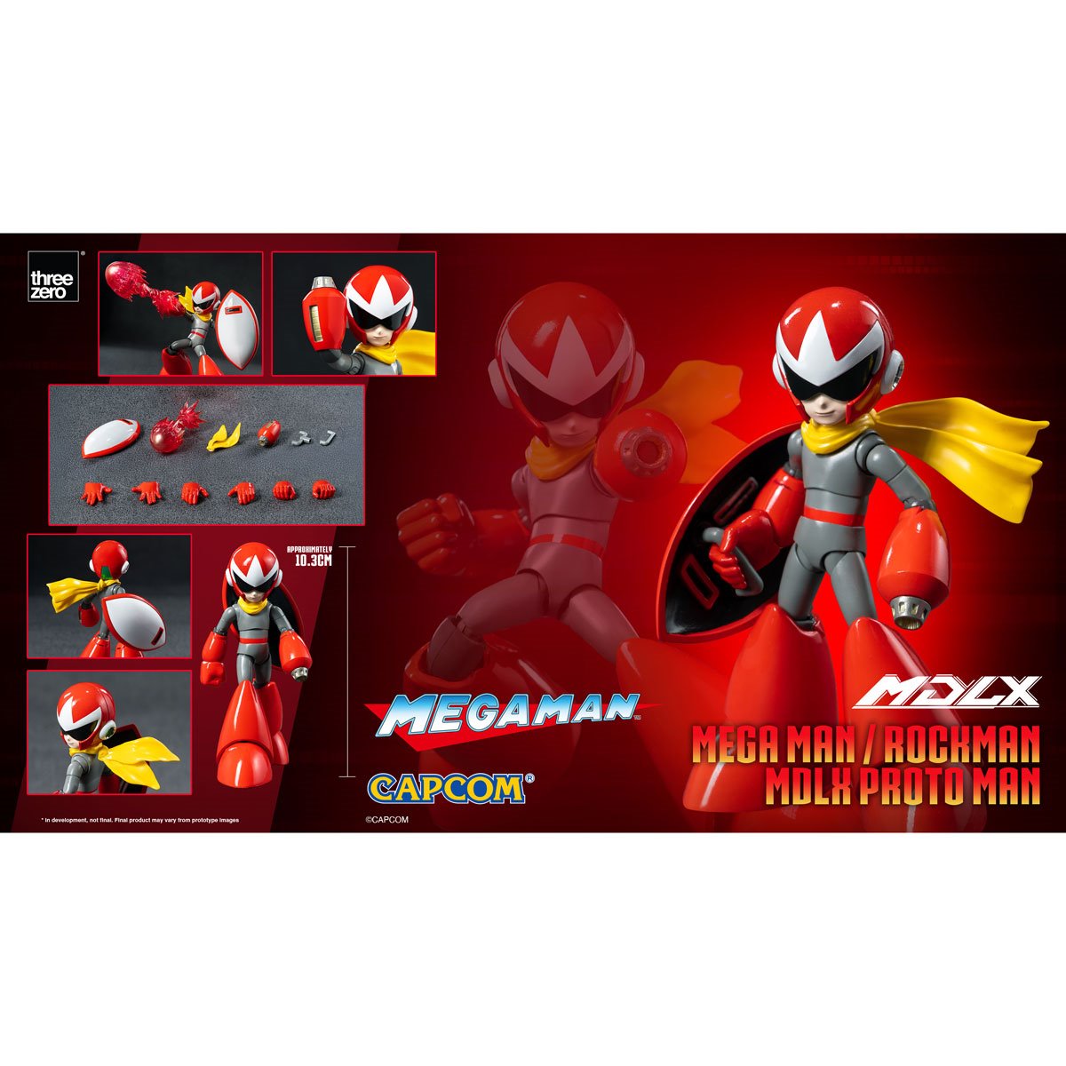 MDLX Proto Man "Mega Man" (Rockman) | Threezero
