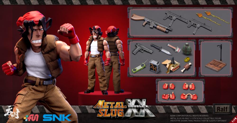 Metal Slug XX Ralf Jones 1/12 Scale Figure