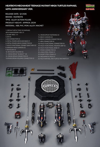 Heatboys HB0095 Raphael 40th Anniversary Ver "Teenage Mutant Ninja Turtles" | Heatboys