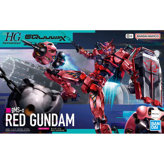 Bandai 1/144 HGGQ Red Gundam "Gundam GQ" Plastic Model Kit