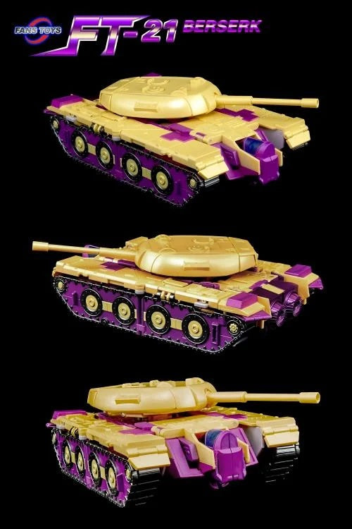 Pre Order FT-21 Berserk by Fanstoys (MP Blitzwing) tank mode