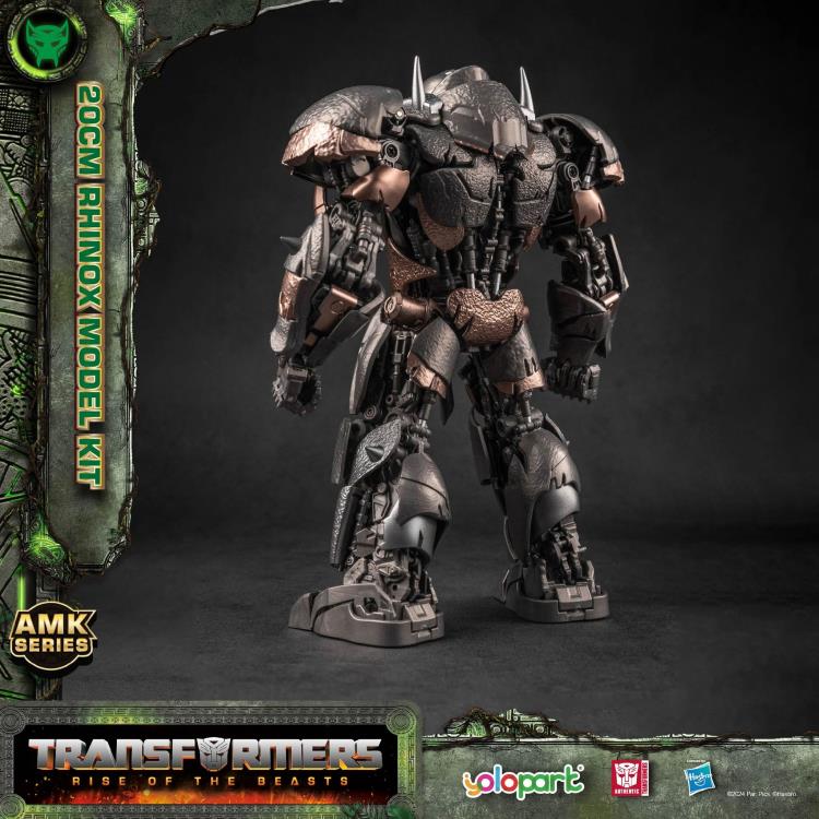 Transformers: Rise of the Beasts Rhinox Advanced Model Kit back view