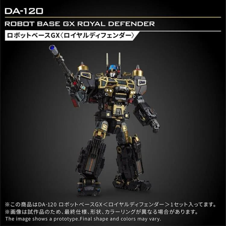 Pre Order Diaclone DA-120 Robot Base GX (Royal Defender) Takara Tomy Japan Release