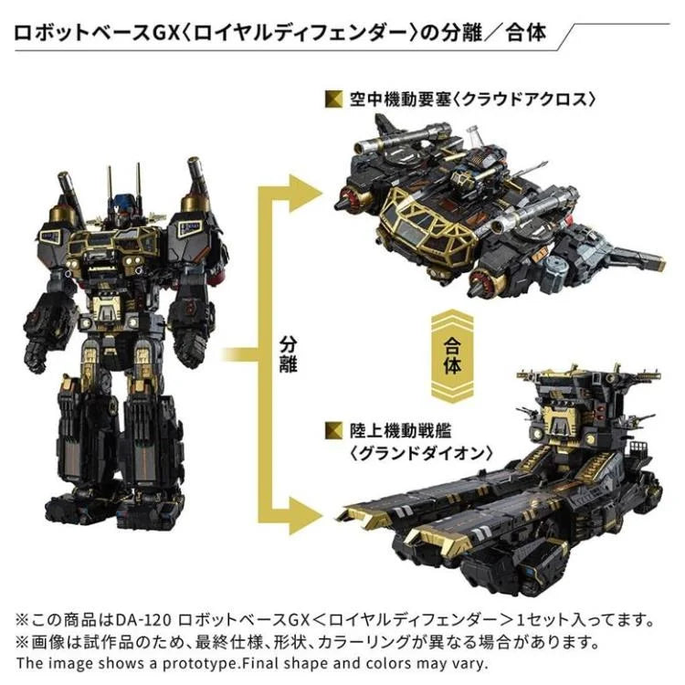 Pre Order Diaclone DA-120 Robot Base GX (Royal Defender) Takara Tomy Japan Release
