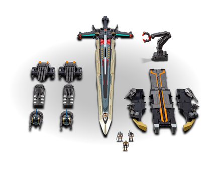 Diaclone DA-122 Robot Base GX/ FD (Build up Armanment Set) | Takara Tomy