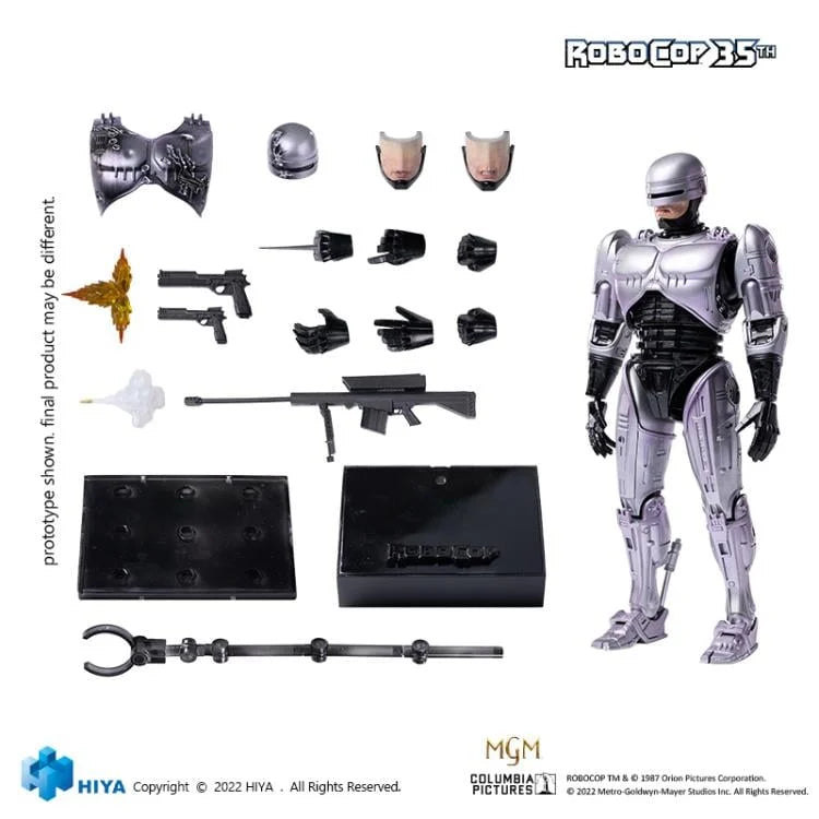Hiya Toys 35th Anniversary RoboCop 1/12 Scale Die-cast Action Figure"RoboCop (1987)" | Hiya Toys Exquisite Super Series