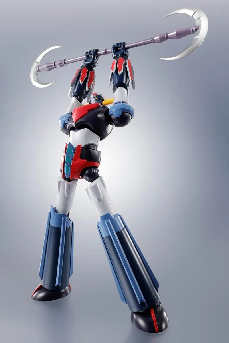Grendizer from GRENDIZER U "Grendizer U", TAMASHII NATIONS Robot Spirits holding double harken up