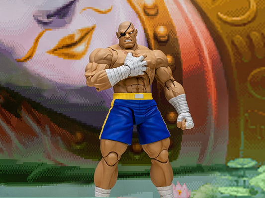 Pre Order Street Fighter Alpha 3 Storm Arena Sagat 1/12 Scale Action Figure