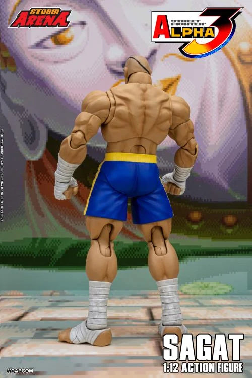 Pre Order Street Fighter Alpha 3 Storm Arena Sagat 1/12 Scale Action Figure
