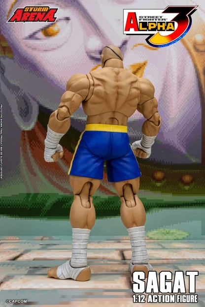 Pre Order Street Fighter Alpha 3 Storm Arena Sagat 1/12 Scale Action Figure