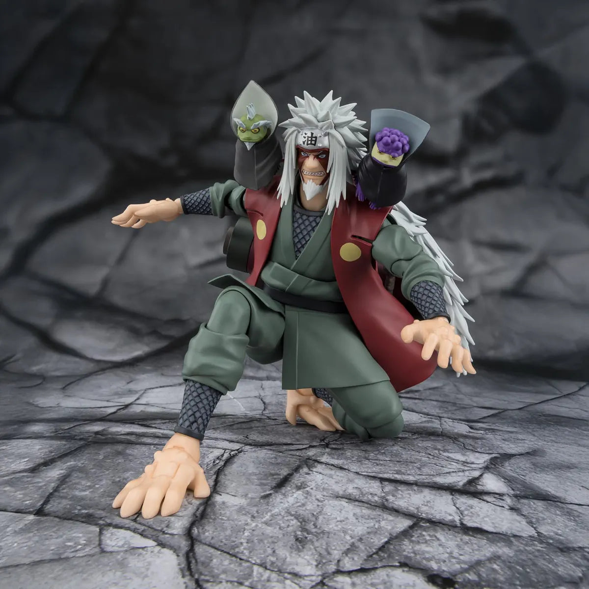 Pre Order Jiraiya (Sage Mode Set) Hidden Leaf Heroic Master Sage "Naruto" - Tamashii S.H.Figuarts