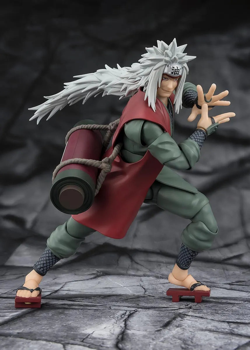 Pre Order Jiraiya (Sage Mode Set) Hidden Leaf Heroic Master Sage "Naruto" - Tamashii S.H.Figuarts