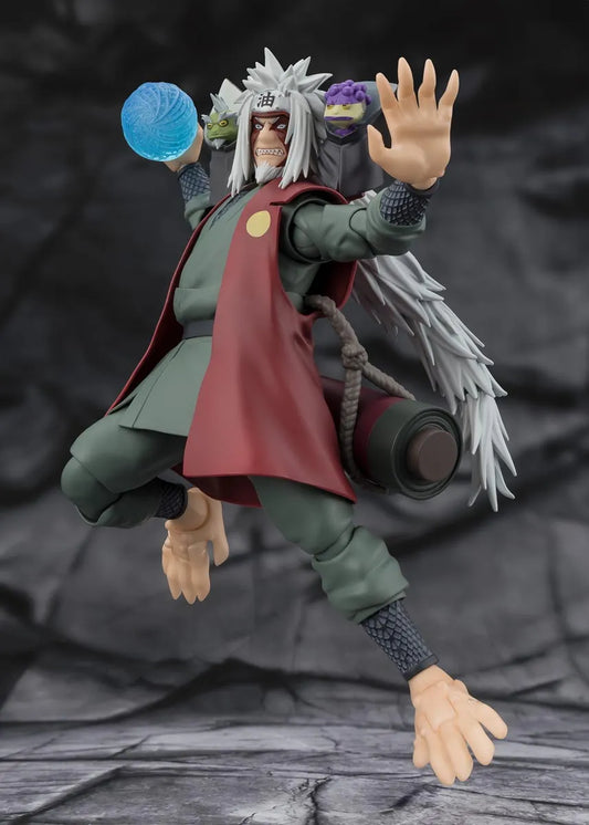 Pre Order Jiraiya (Sage Mode Set) Hidden Leaf Heroic Master Sage "Naruto" - Tamashii S.H.Figuarts