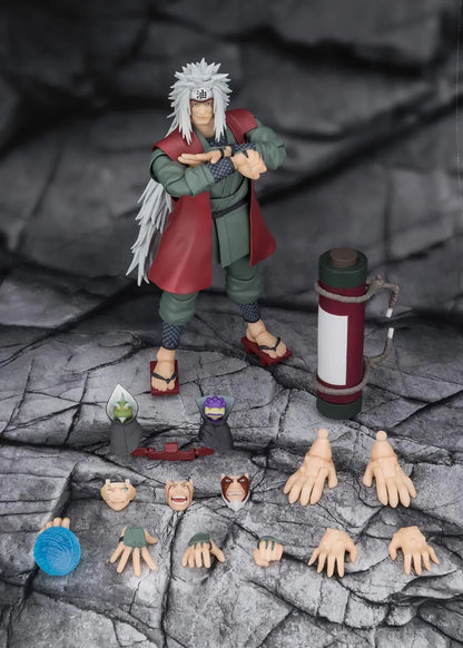 Pre Order Jiraiya (Sage Mode Set) Hidden Leaf Heroic Master Sage "Naruto" - Tamashii S.H.Figuarts