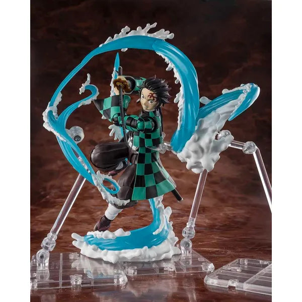 S.H.Figuarts Tanjiro Kamado and Giyu Tomioka Water Breathing Effect Set "Demon Slayer: Kimetsu no Yaiba" | Bandai Tamashii Nations