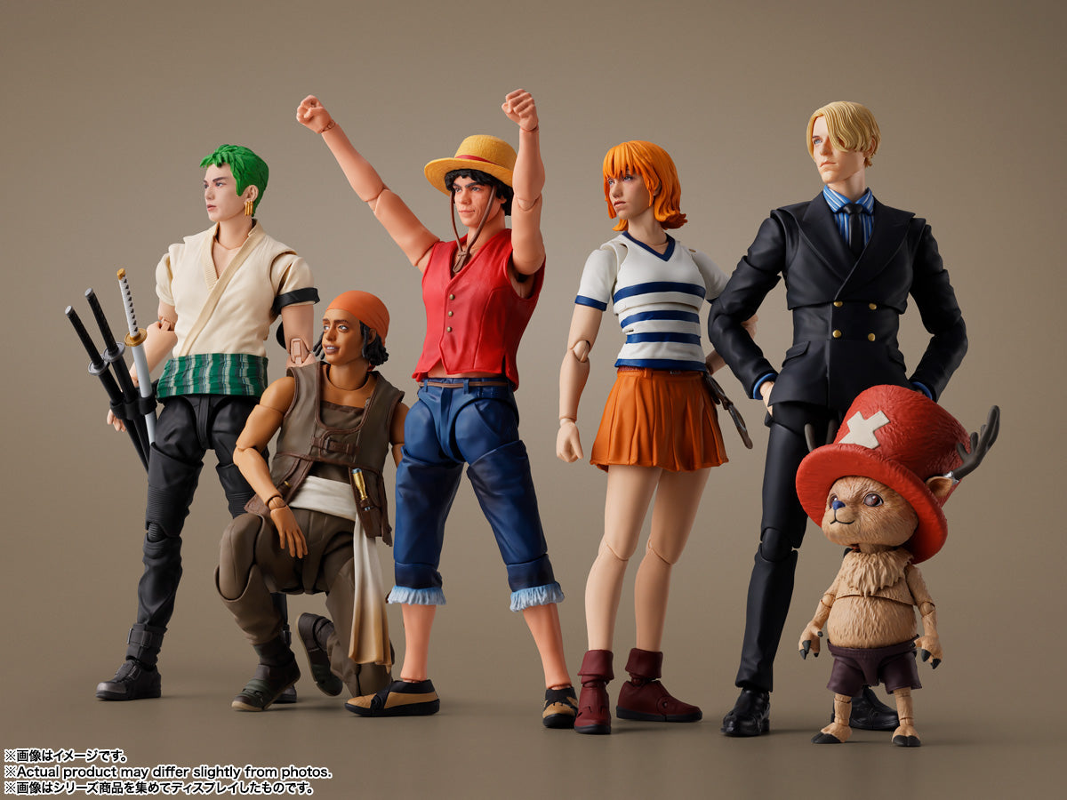 S.H.Figuarts Netflix ONE PIECE Straw Hat crew with Tony Tony Chopper