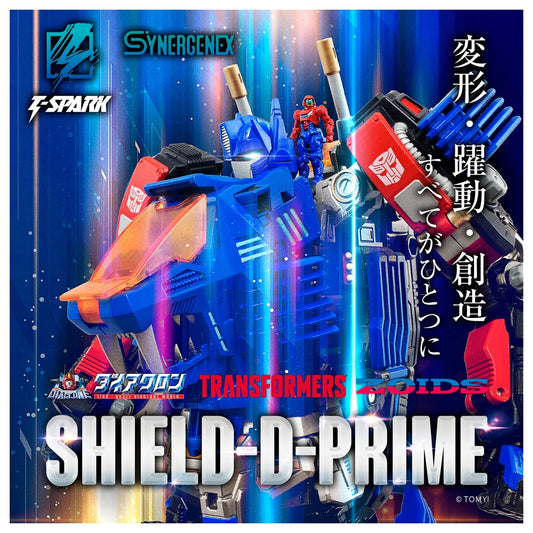 Pre Order Shield-D-Prime Synergenex Series Transformers x Zoids x Diaclone T-Spark Takara Tomy