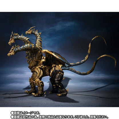 S.H.MonsterArts Kaizer Ghidorah view 3