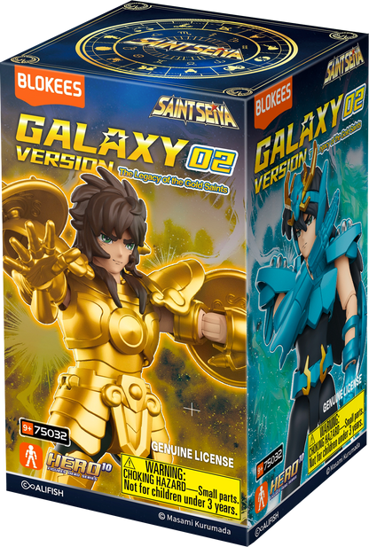 Saint Seiya Blokees Galaxy 02 Version "The Legacy of the Gold" Saints Series 2 | Blokees Model Kit