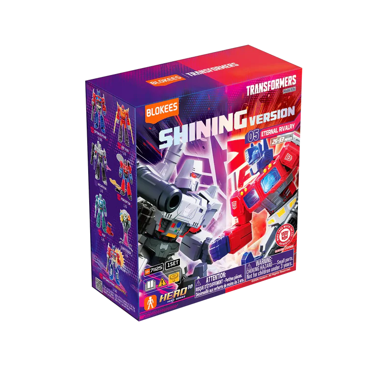 Transformers Blokees Shining Version Vol. 5 "Eternal Rivalry"- Box of 6 | Blokees