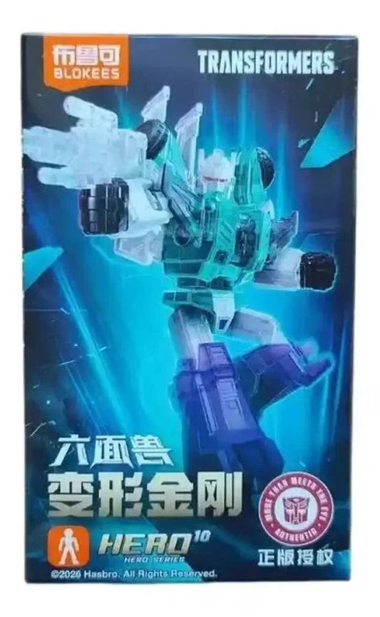 Transformers Blokees Exclusive Sixshot Transparent Limted "Transformers" | Blokees