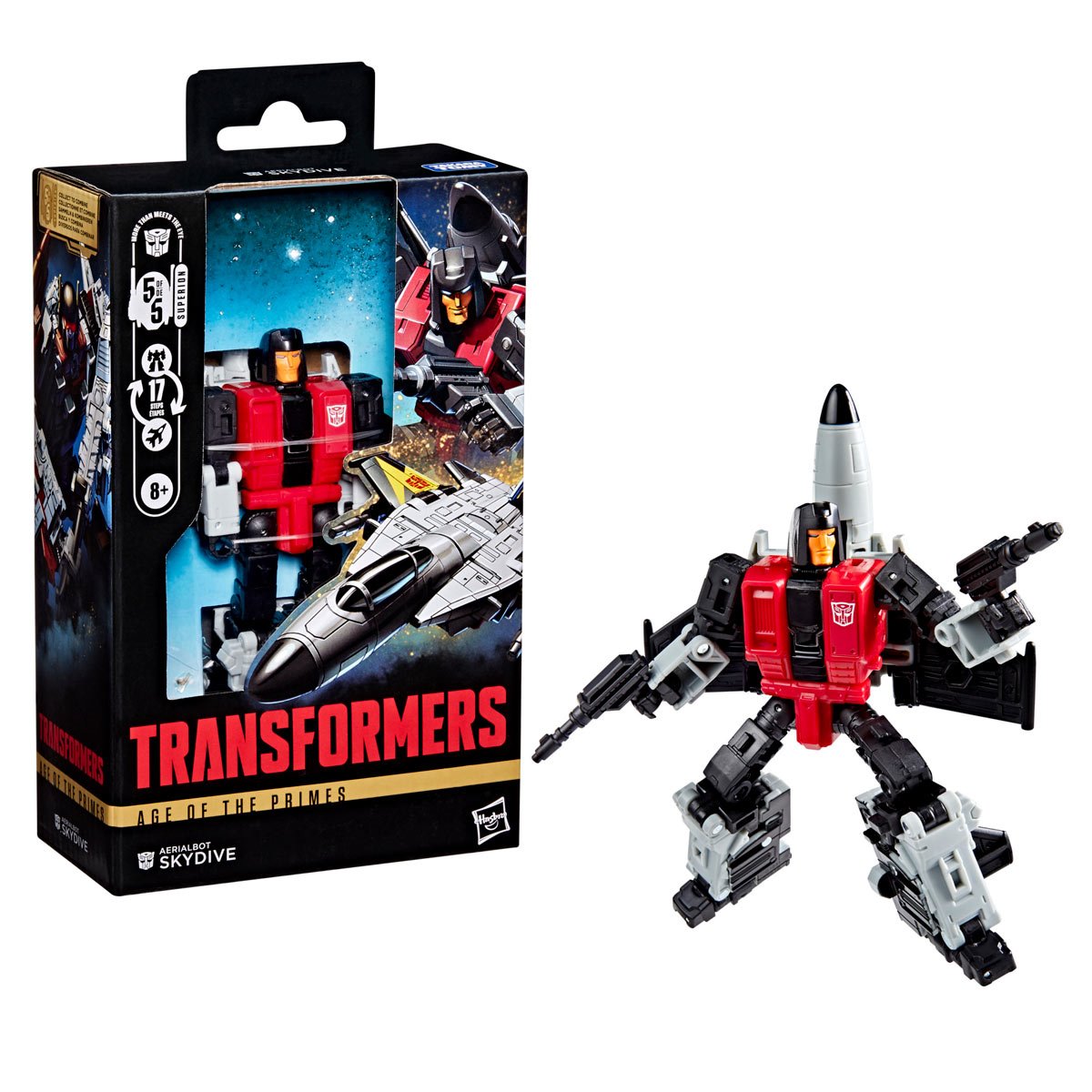 Pre Order Aerialbot Skydive Transformers Age of the Primes Deluxe Class Action Figure