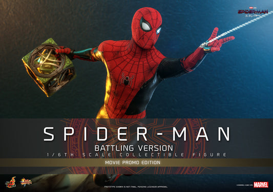 Hot Toys  Spider-Man (Battling Version) Movie Promo Edition "Spider-Man: No Way Home" | Hot Toys 1/6 Scale