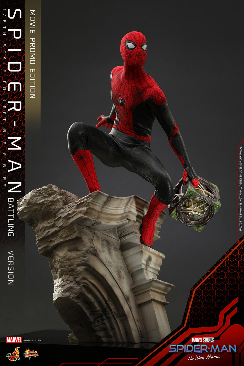 Hot Toys  Spider-Man (Battling Version) Movie Promo Edition "Spider-Man: No Way Home" | Hot Toys 1/6 Scale