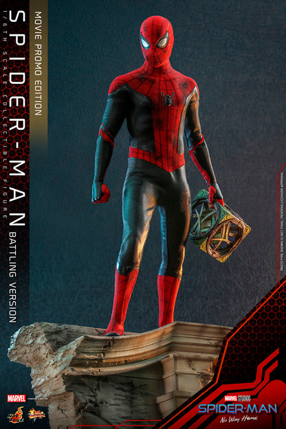 Hot Toys  Spider-Man (Battling Version) Movie Promo Edition "Spider-Man: No Way Home" | Hot Toys 1/6 Scale