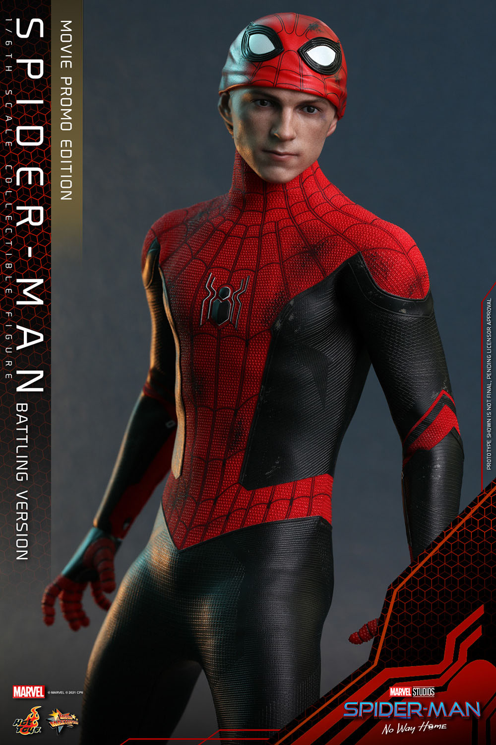 Hot Toys  Spider-Man (Battling Version) Movie Promo Edition "Spider-Man: No Way Home" | Hot Toys 1/6 Scale