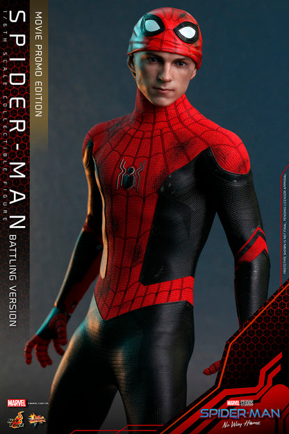Hot Toys  Spider-Man (Battling Version) Movie Promo Edition "Spider-Man: No Way Home" | Hot Toys 1/6 Scale