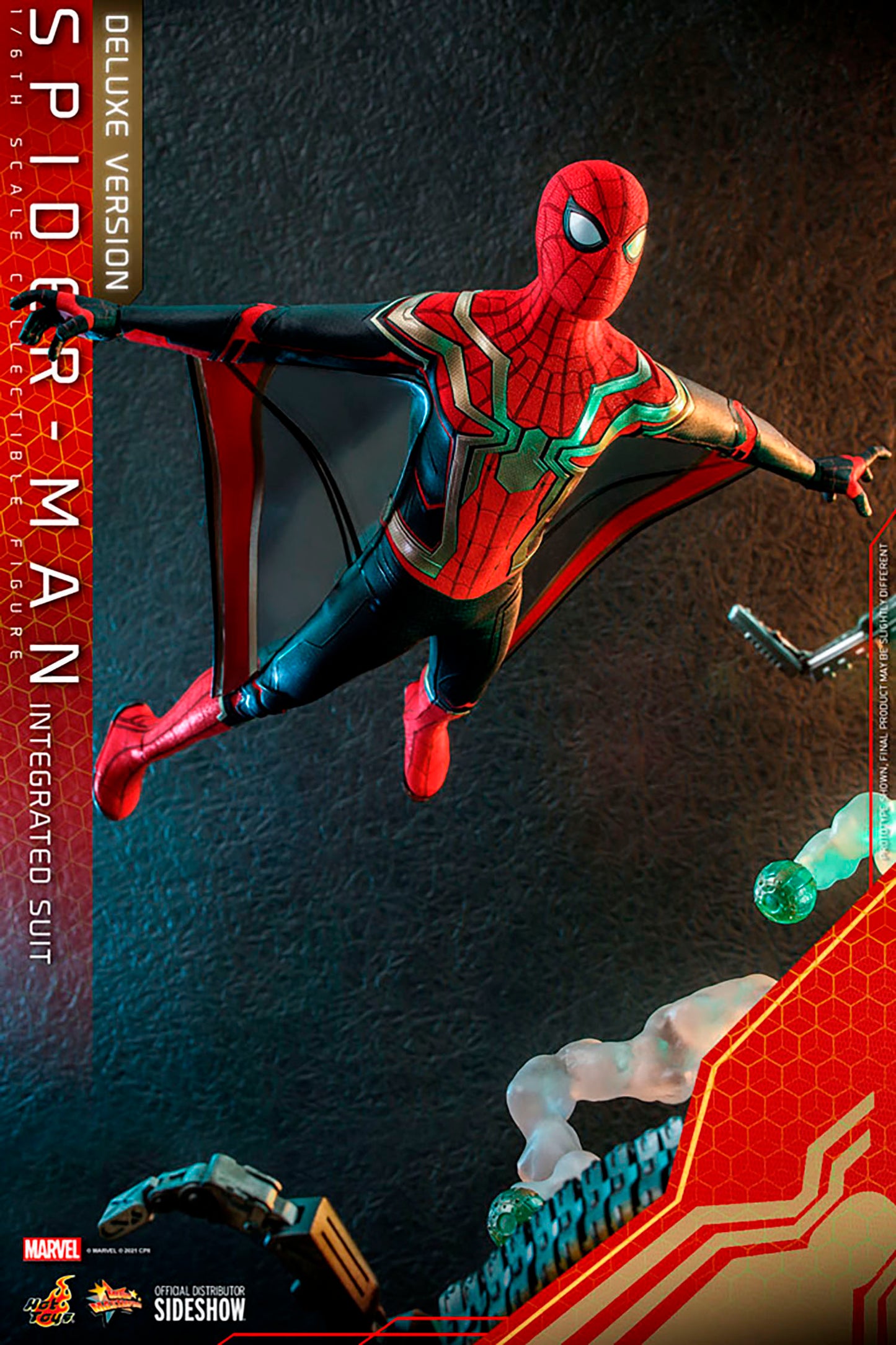 Hot Toys Spider-Man (Integrated Suit) Deluxe Edition "Spider-Man: No Way Home" | Hot Toys 1/6 Scale
