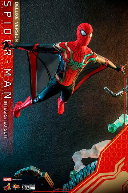 Hot Toys Spider-Man (Integrated Suit) Deluxe Edition "Spider-Man: No Way Home" | Hot Toys 1/6 Scale