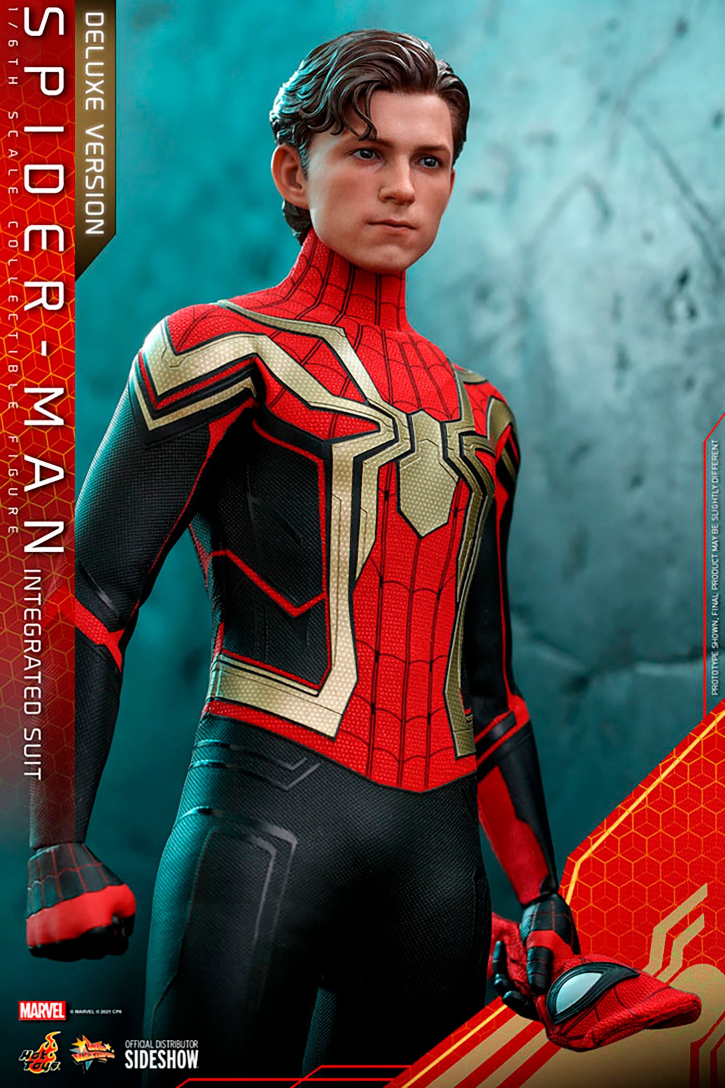Hot Toys Spider-Man (Integrated Suit) Deluxe Edition "Spider-Man: No Way Home" | Hot Toys 1/6 Scale